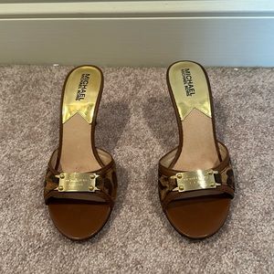 Michael Kors women slide heels